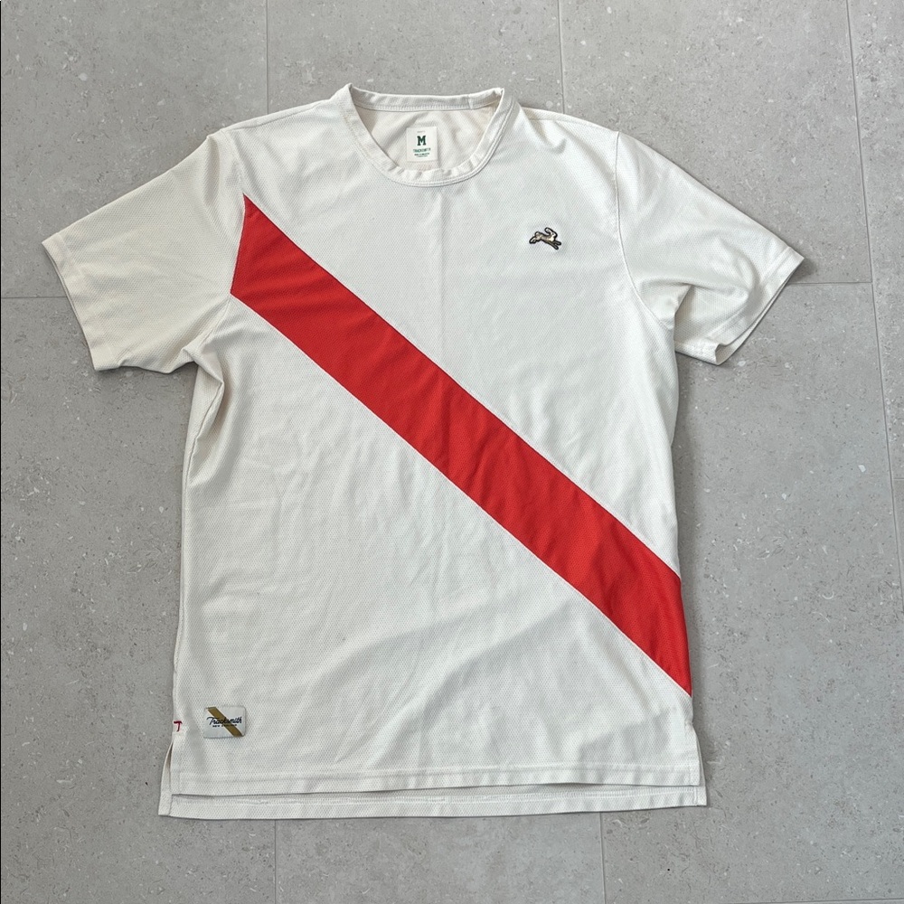 Tracksmith Cream Mesh T-Shirt